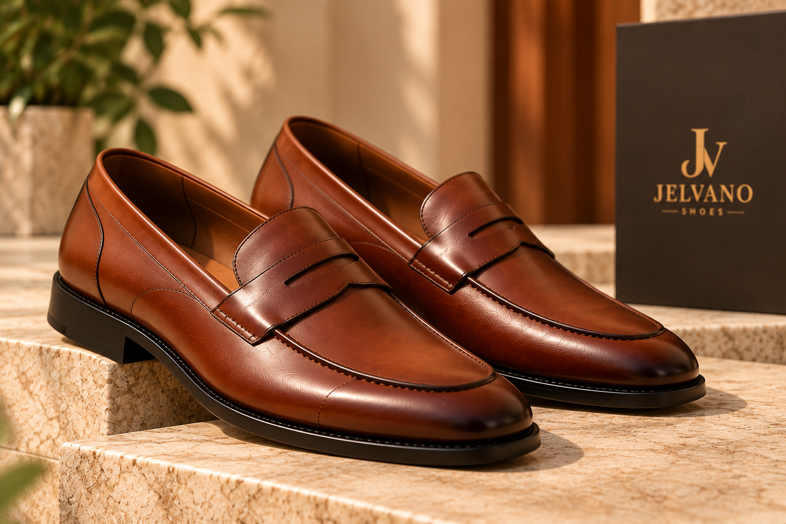Mocassin Classique — Marron Cognac
