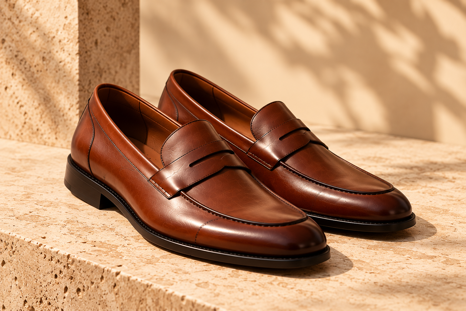 Mocassin Classique — Marron Cognac